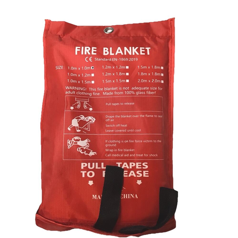 PD-452 Emergency Fire Extinguisher Blanket (Set of 1) 3x3ft